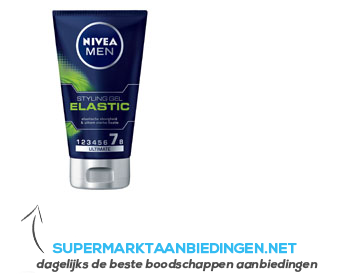 Nivea Men elastic styling gel aanbieding