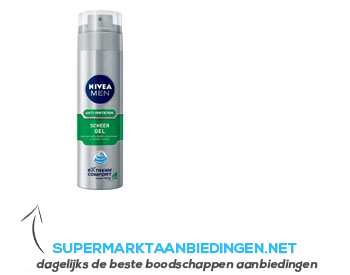 Nivea Men extreme comfort scheergel aanbieding