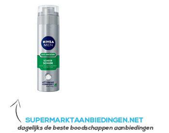 Nivea Men extreme comfort scheerschuim aanbieding