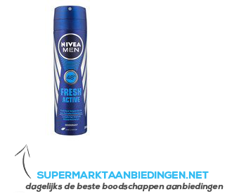 Nivea Men fresh spray aanbieding