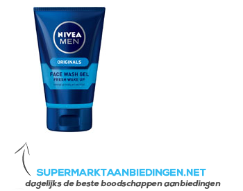 Nivea Men originals face wash aanbieding