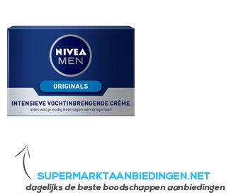 Nivea Men originals intensieve gezichtscrème aanbieding