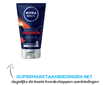 Nivea Men power styling gel aanbieding