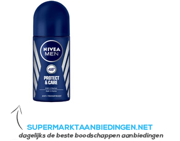 Nivea Men roll on protect & care aanbieding