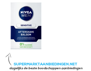 Nivea Men sensitive aftershave balsem aanbieding