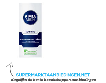 Nivea Men sensitive crème aanbieding