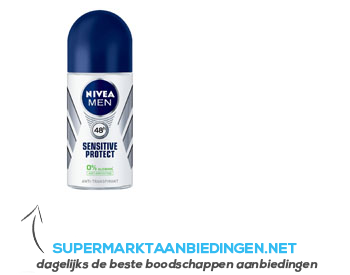 Nivea Men sensitive protect roll-on aanbieding