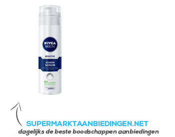 Nivea Men sensitive scheerschuim aanbieding