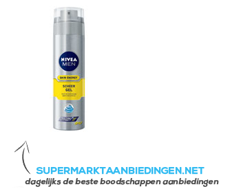 Nivea Men skin energy q10 scheergel aanbieding