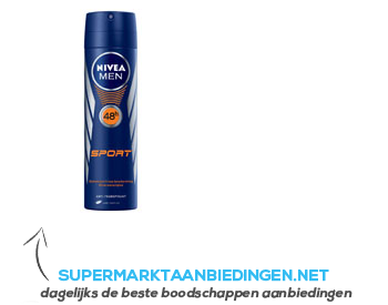 Nivea Men sport spray aanbieding