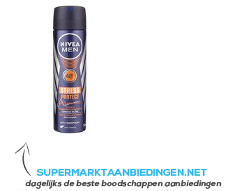 Nivea Men stress protect spray aanbieding