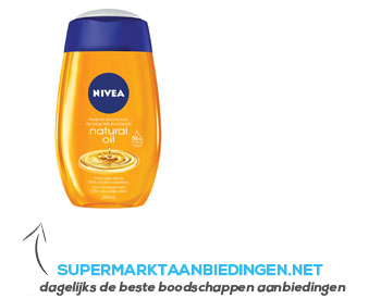 Nivea Natural oil doucheolie aanbieding