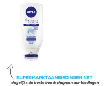 Nivea Onder de douche bodylotion aanbieding