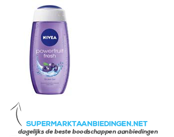 Nivea Powerfruit fresh douchegel aanbieding