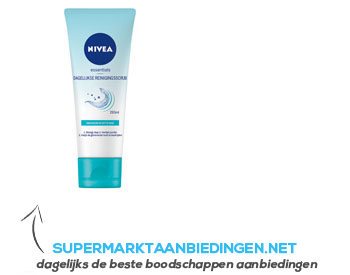 Nivea Pure effect clean deeper reinigingsscrub aanbieding