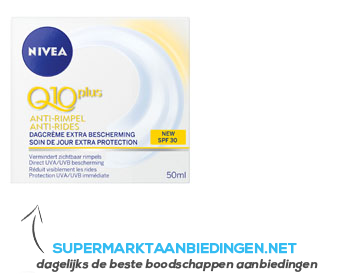 Nivea Q10 SPF30 dagcrème aanbieding