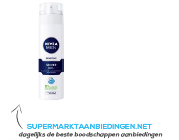 Nivea Scheergel sensitive mini aanbieding