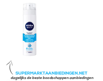 Nivea Sensitive cool shaving gel aanbieding