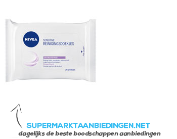 Nivea Sensitive reinigingsdoekjes aanbieding