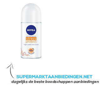 Nivea Stress protect roll-on vrouw aanbieding