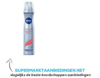 Nivea Styling spray ultra strong aanbieding