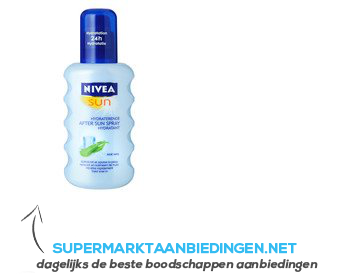 Nivea Sun after sun hydraterende spray aanbieding