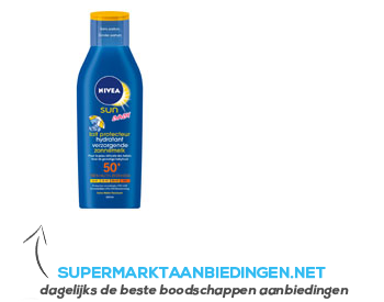 Nivea Sun baby verzorgende zonnemelk SPF 50 aanbieding