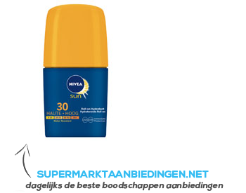 Nivea Sun hydraterende roll-on SPF 30 aanbieding