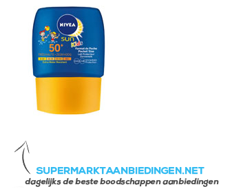 Nivea Sun pocket size kids SPF 50 aanbieding