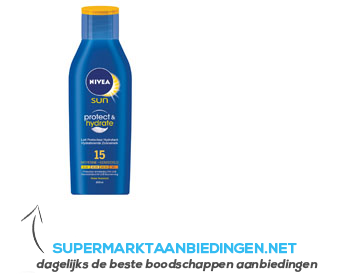 Nivea Sun Zonnemelk SPF 15 aanbieding