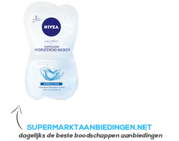 Nivea Visage intensief hydraterend masker aanbieding