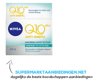 Nivea Visage Q10 anti-rimpel dagcrème lichte textuur aanbieding