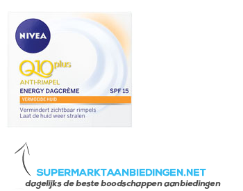 Nivea Visage Q10 dagcreme energy aanbieding