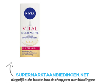 Nivea Visage Verstevigende oog- en lipcrème aanbieding