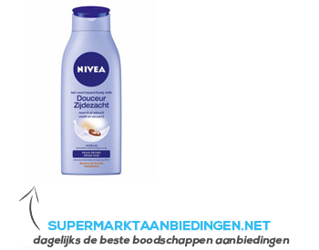 Nivea Zijdezacht milk aanbieding