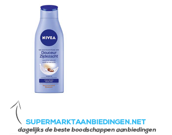 Nivea Zijdezachte body milk aanbieding