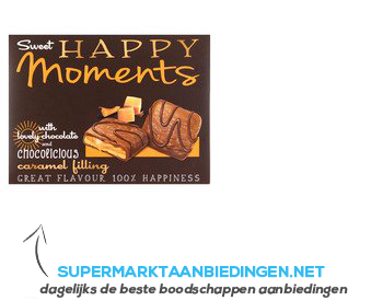 Nora Happy moments chocolate caramel aanbieding