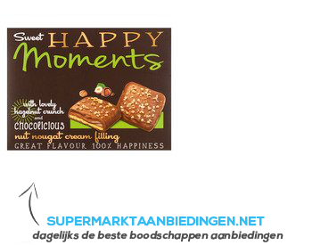 Nora Happy moments hazelnuts nut nougat aanbieding