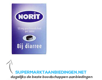 Norit Tabletten 125 mg aanbieding