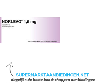 Norlevo Morning-after pil 1,5 mg aanbieding