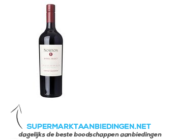 Norton Barrel Select Cabernet Sauvignon aanbieding