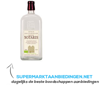 Notaris Biologische jonge graanjenever aanbieding