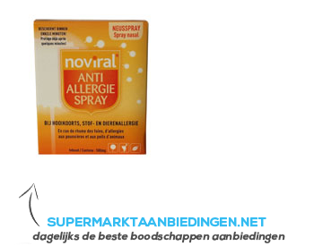 Noviral Anti allergie spray aanbieding