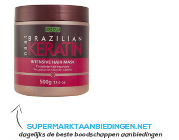 nuNAAT Brazil keratin hair masker aanbieding