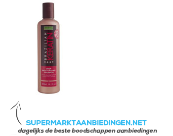 nuNAAT Brazil keratin shampoo aanbieding