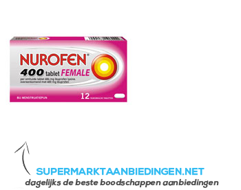 Nurofen Female 400 mg aanbieding
