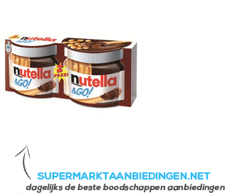 Nutella & go aanbieding