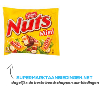 Nuts Hazelnoot mini aanbieding