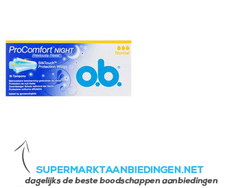 OB ProComfort night normal aanbieding