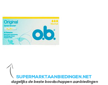 OB Tampons normaal aanbieding